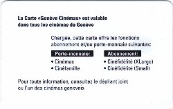 Carte Ciné Fidélité CF7 - dos