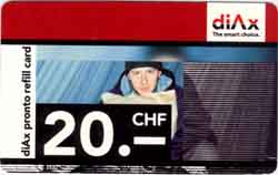 Carte recharge diAx RDI1 - face
