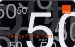 Carte recharge Orange ROR8 - face