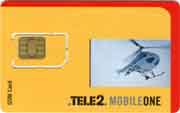 Carte tele 2 T21 - face